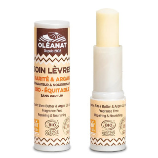 Baume à lèvres bio Oléanat beurre de karité/ argan | Pieralune