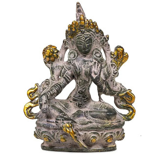 Tara verte laiton finition antique | Pieralune