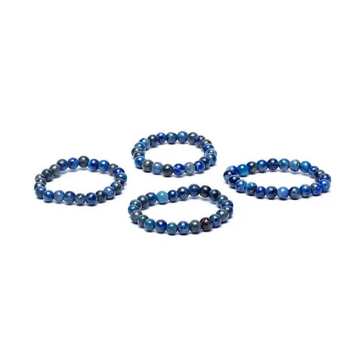 Bague élastique lapis lazuli | Pieralune