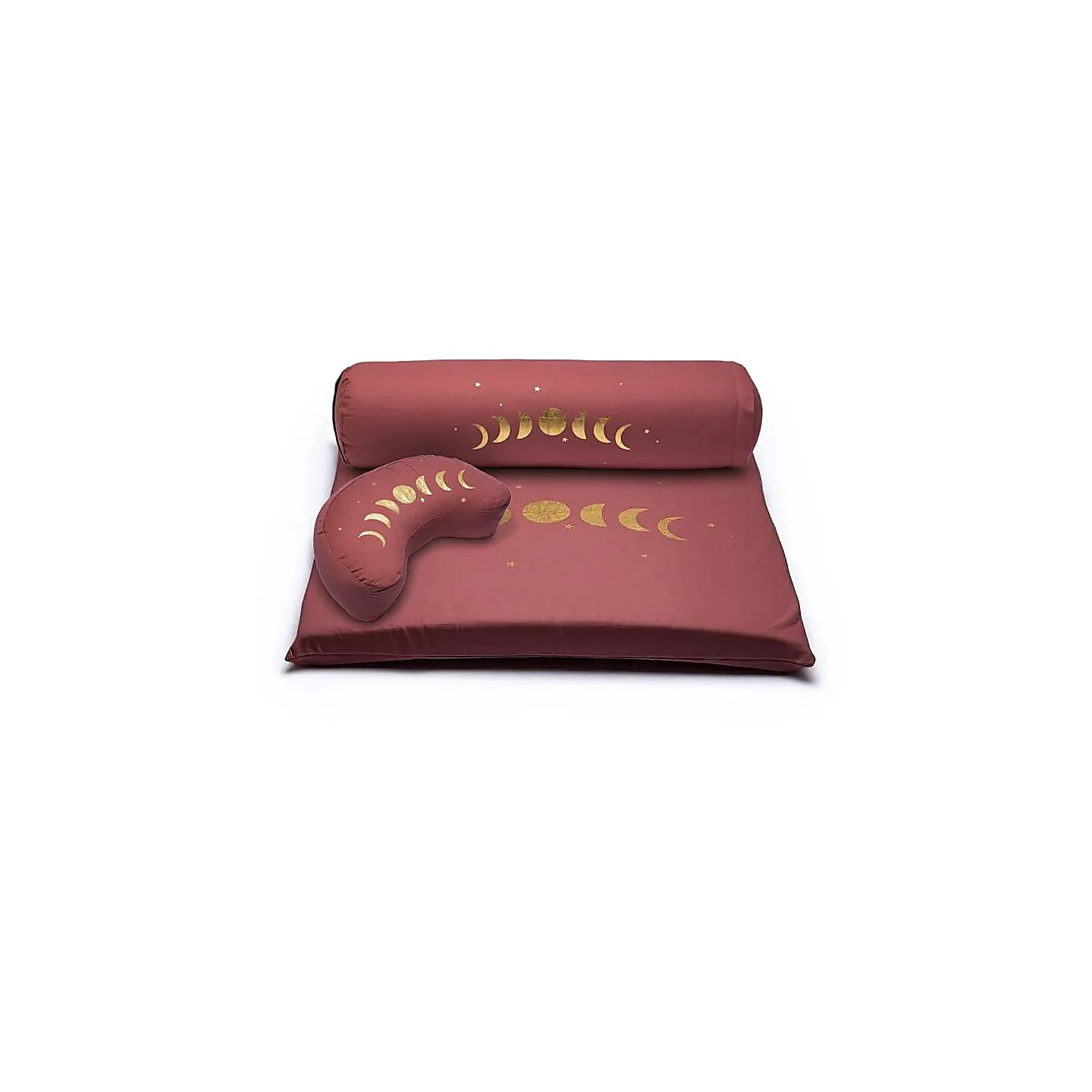 SET de méditation 4 phases de la lune en coton biologiq... | Pieralune