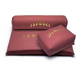 SET de méditation 6 Phases de la lune coton biologique ... | Pieralune