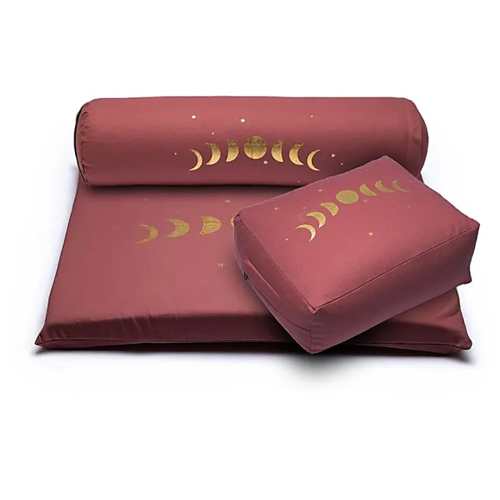 SET de méditation 6 Phases de la lune coton biologique ... | Pieralune