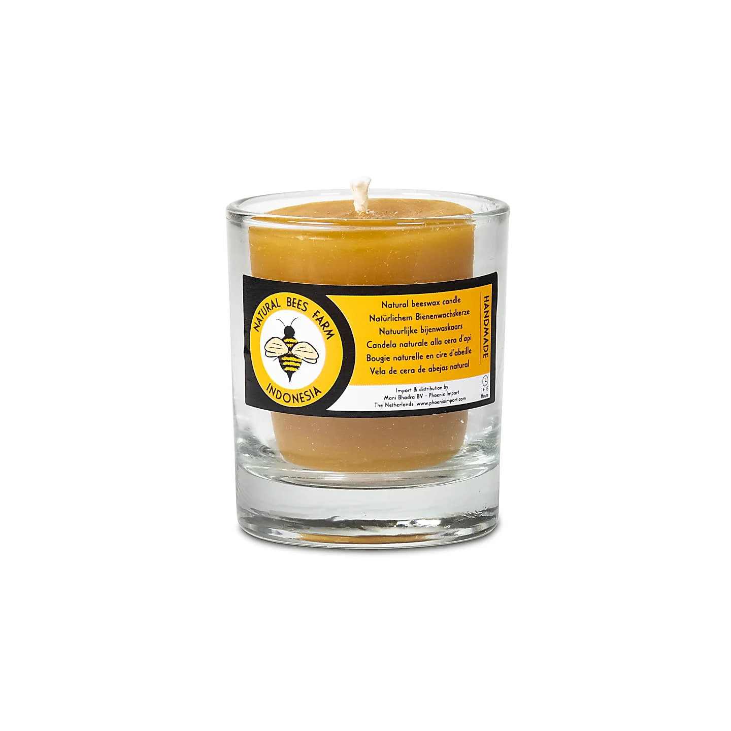 Bougie votive cire d'abeille | Pieralune