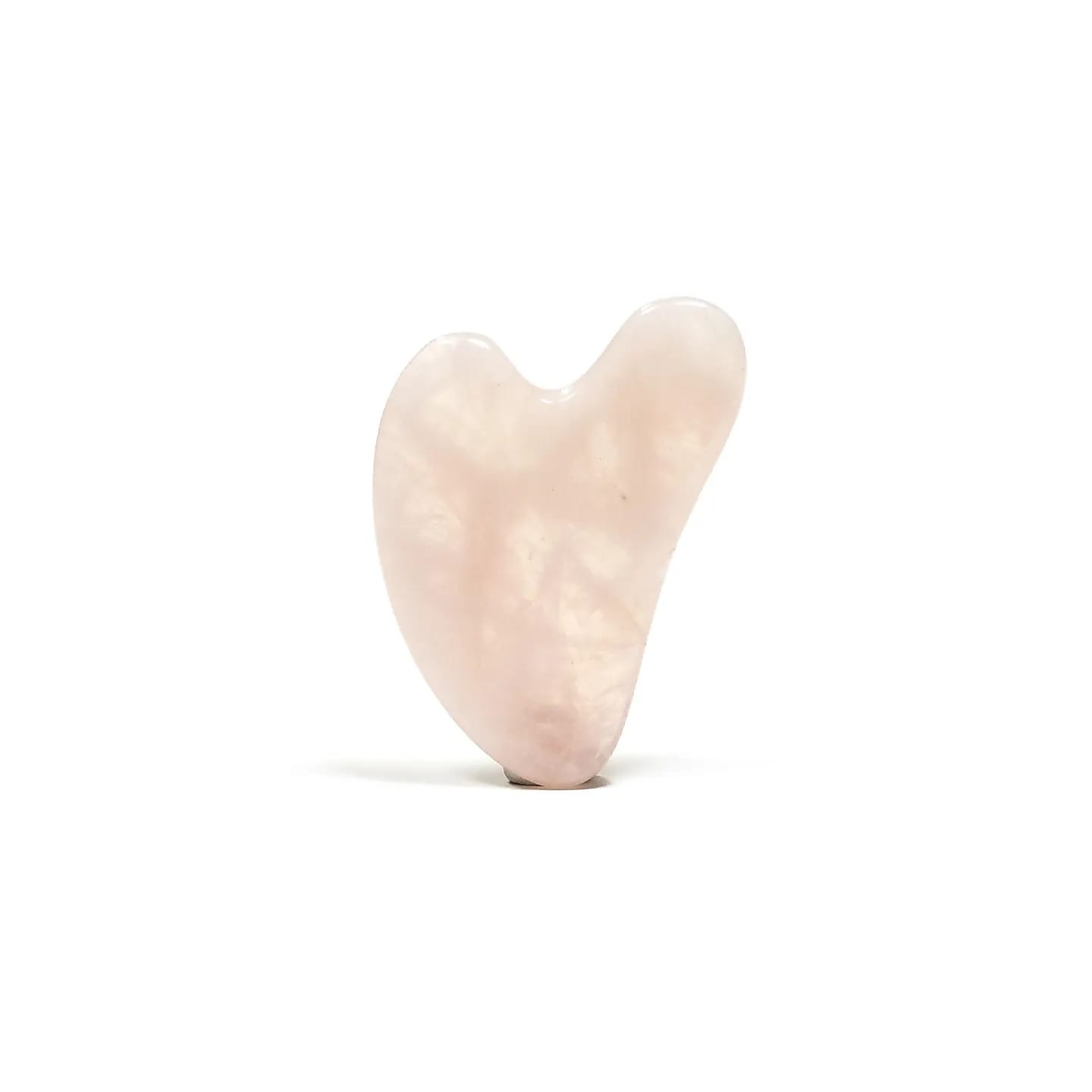 Pierre de massage gua sha en quartz rose | Pieralune