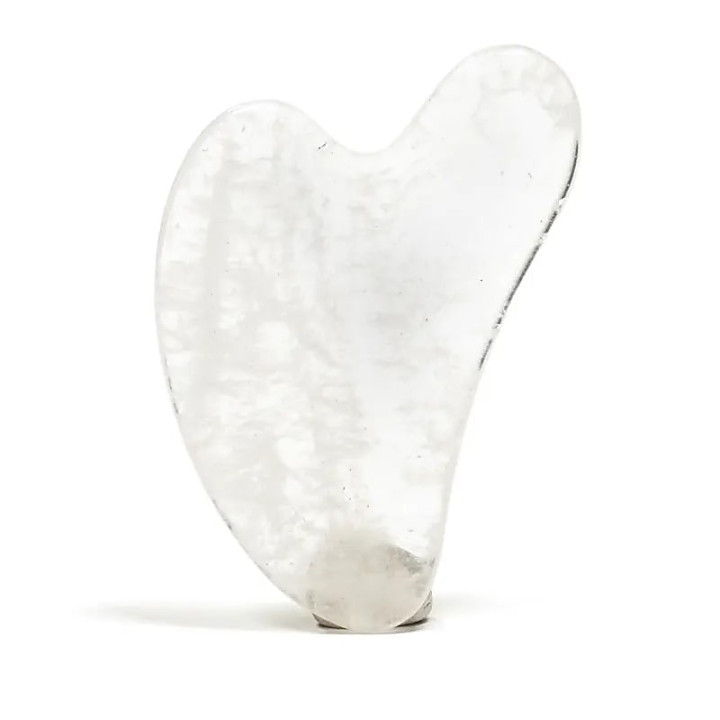 Pierre de massage gua sha en quartz clair | Pieralune