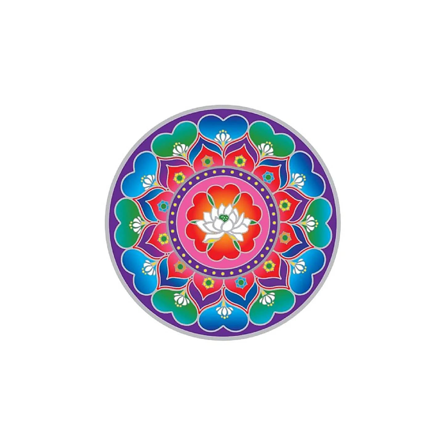 Adhésif fenêtre “Lotus Heart Mandala” | Pieralune