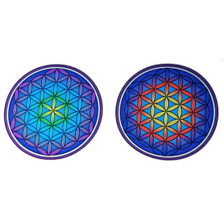 Adhésifs fenêtre Fleur de Vie Mandala | Pieralune