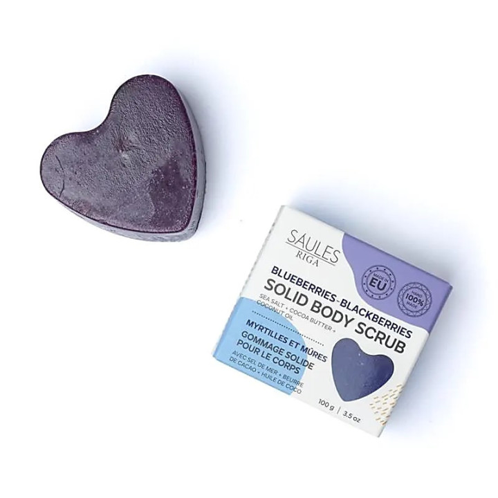 Savon exfoliant naturel myrtilles mûres | Pieralune