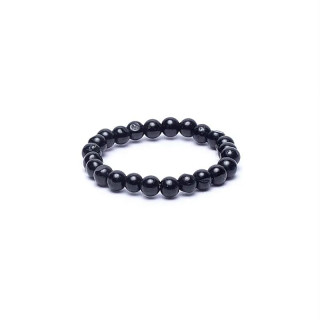 Bague élastique tourmaline noire | Pieralune