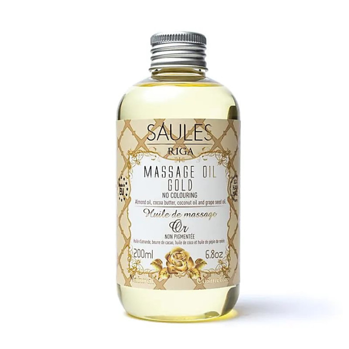 Huile de massage naturelle Gold | Pieralune