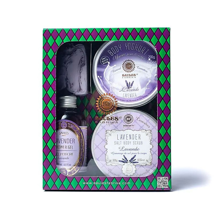 Coffret cadeau de luxe lavande | Pieralune