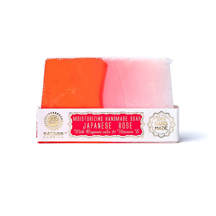 Savon fait main naturel rose du Japon | Pieralune