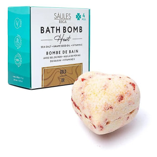 Bombe de bain coeur Gold | Pieralune