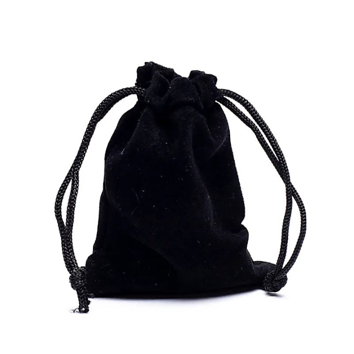 Sac cadeau velours noir XS | Pieralune