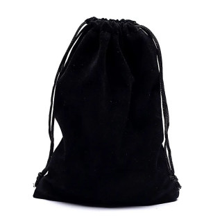 Sac cadeau velours noir M | Pieralune