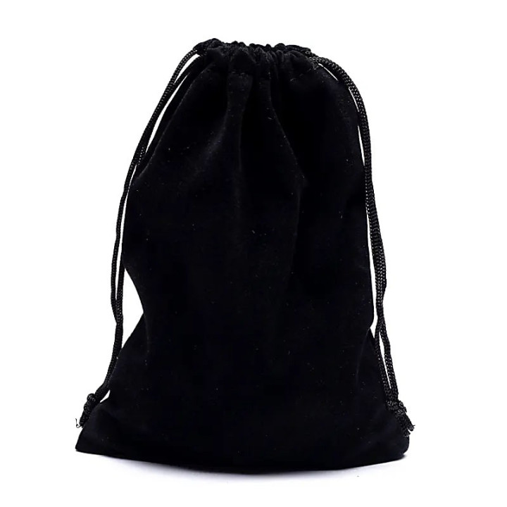 Sac cadeau velours noir M | Pieralune