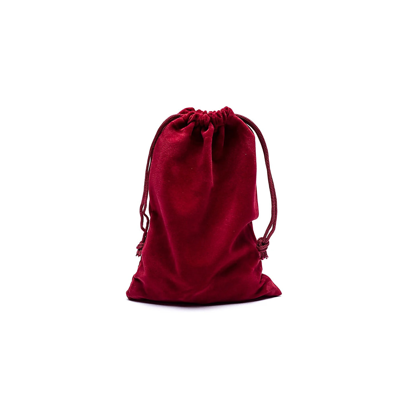 Sac cadeau velours bordeaux M | Pieralune