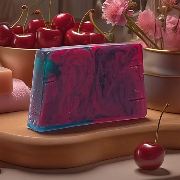 Savon artisanal naturel à la cerise | Pieralune