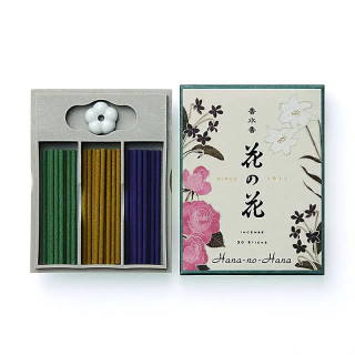 Encens Hana no hana coffret cadeau rose lis violet | Pieralune
