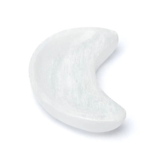 Coupelle en forme de lune en sélénite | Pieralune