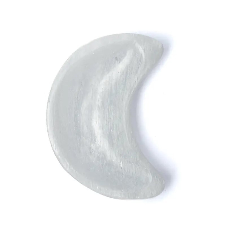 Coupelle en forme de lune en sélénite | Pieralune