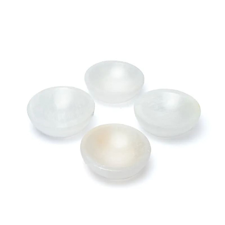 Bol rond en sélénite satiné | Pieralune