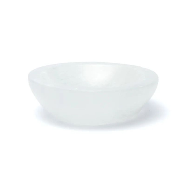 Bol rond en sélénite satiné | Pieralune