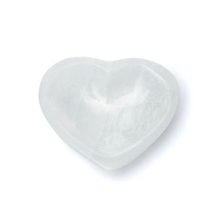 Bol cœur satiné en sélénite | Pieralune