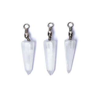 Pendentif pendule en sélénite | Pieralune