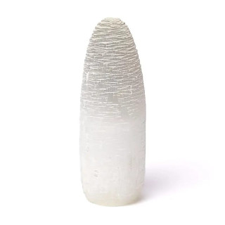 Lampe en sélénite neige | Pieralune