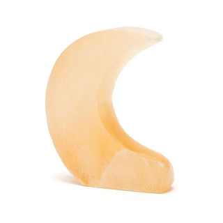 Lune debout en sélénite | Pieralune