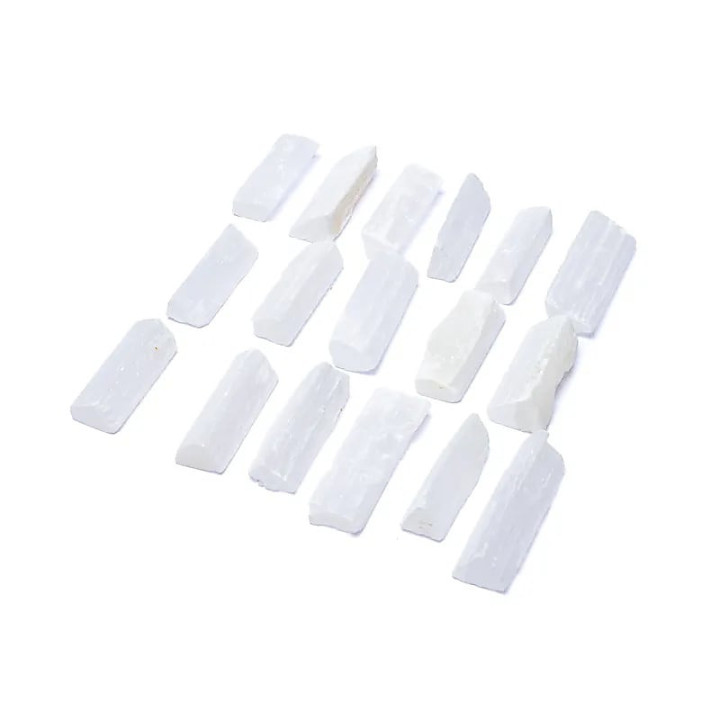 Bâtons de sélénite – ±500g; ±6-8cm | Pieralune