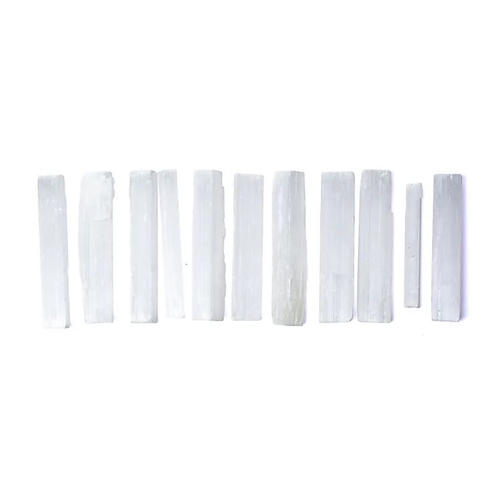 Bâtons de sélénite – ±500g; ±8-10cm | Pieralune