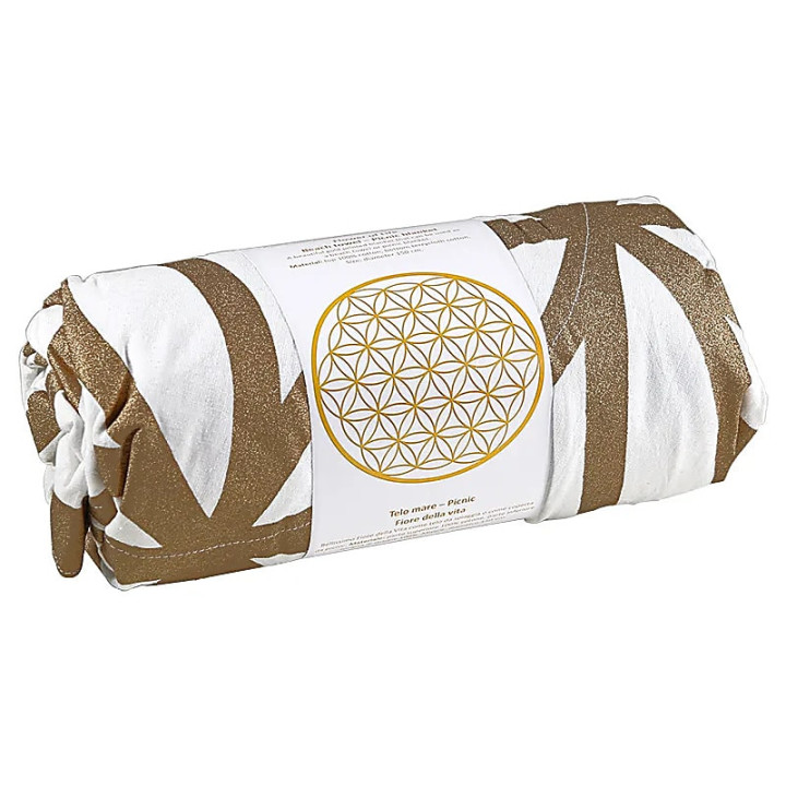 Serviette de plage Fleur de Vie | Pieralune