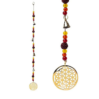 Guirlande décorative clochettes et Fleur de vie | Pieralune