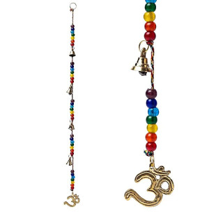 Cordelette décoration clochettes avec Om | Pieralune