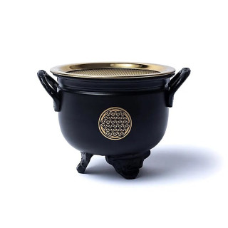 Chaudron Fleur de Vie avec tamis | Pieralune