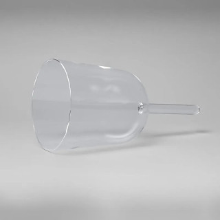 Bol chantant cristal transparent - manche note LA | Pieralune