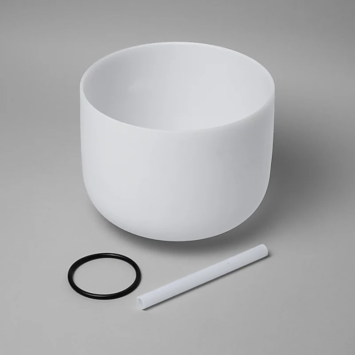 SET bol chantant de cristal DO # + housse 432 Hz | Pieralune