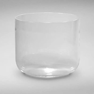 Bol chantant de cristal trasparent note RE | Pieralune