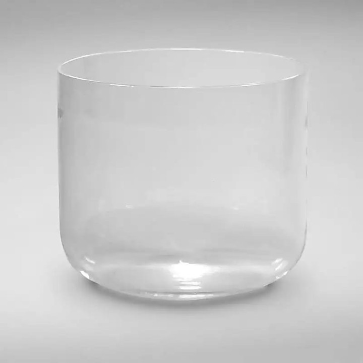 Bol chantant de cristal trasparent note RE | Pieralune