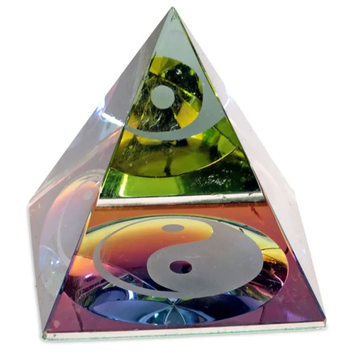 Pyramide de Cristal Yin Yang | Pieralune