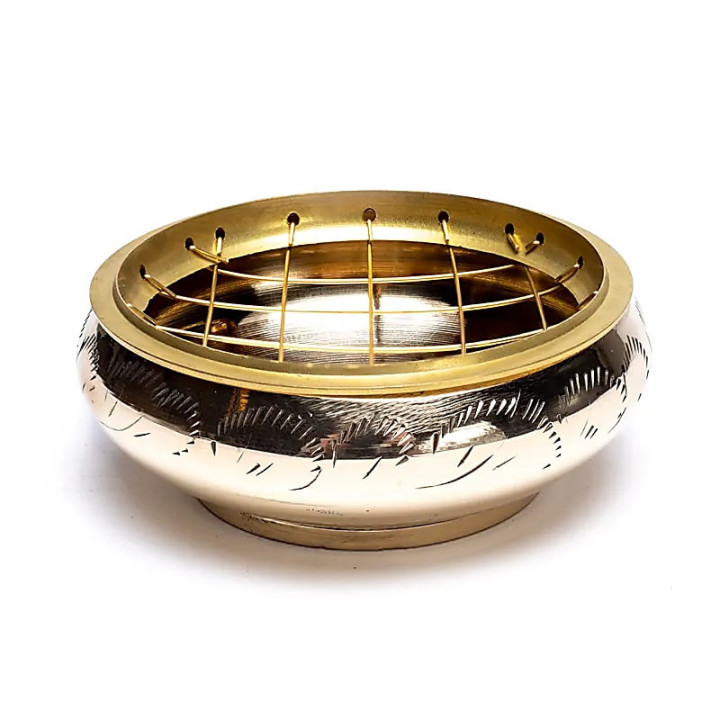 Brûle encens en laiton | Pieralune
